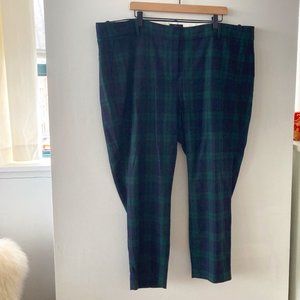 JCrew Cameron pant in plaid wool Size 22